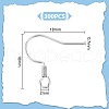 Unicraftale 300Pcs 316 Surgical Stainless Steel Earring Wire STAS-UN0058-27-3