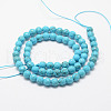 Synthetic Turquoise Bead Strands X-G-G671-6mm-2