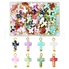 100Pcs Acrylic Pendants PALLOY-FS00028-1