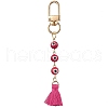 Evil Eye Lampwork Pendant Decorations HJEW-JM02359-03-1