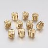 Ion Plating(IP) 304 Stainless Steel European Beads STAS-J022-096G-2