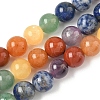 Chakra Natural Mixed Gemstone Beads Strands G-P574-A03-8mm-2