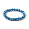 Synthetic Turquoise Jasper Bead Stretch Bracelets BJEW-K212-B-022-4