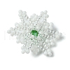 Christmas Seed Beads Beaded Charms PALLOY-MZ00297-5