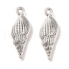 Spiral Shell Tibetan Style Alloy Pendants X-TIBEP-R344-40AS-LF-1