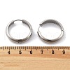 201 Stainless Steel Hoop Earrings EJEW-P304-15A-P-5