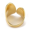 Rack Plating Brass Cuff Finger Rings for Women RJEW-C114-13F-G-3