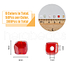 DICOSMETIC 300Pcs 6 Colors Transparent Electroplate Glass Beads Strands EGLA-DC0001-05-2