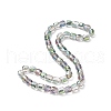 Electroplate Opaque Glass Beads GLAA-F108-10A-14-2
