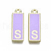Alloy Enamel Pendants ENAM-T012-01S-RS-2