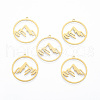 Ion Plating(IP) 304 Stainless Steel Pendants A-STAS-N090-LA911-2-2