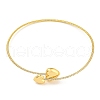 Rack Plating Brass Pave Clear Cubic Zirconia Round Ball Choker Necklaces NJEW-A031-02-02G-1