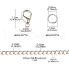 DIY Chain Bracelet Necklace Making Kit DIY-YW0006-43-4