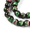 Baking Painted Glass Beads Strands X-DGLA-N003-8mm-A09-3