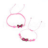 Adjustable Nylon Braided Bead Bracelets BJEW-TA00479-1