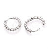304 Stainless Steel Hoop Earrings for Women EJEW-N059-20P-2