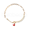 Glass Pearl Beaded Necklaces X1-NJEW-TA00004-8