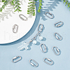 Unicraftale 10Pcs 304 Stainless Steel Screw Carabiner Lock Charms STAS-UN0058-40P-2