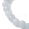 Shell Pearl Bead & Dyed Natural White Jade & Yellow Jade & Carnelian Beaded Stretch Bracelets for Women BJEW-JB11938-02-4
