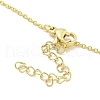 Brass Pendant Necklaces NJEW-Z032-02G-3