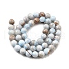 Natural Striped Stone Beads Strands G-D315-A01-01-6mm-3