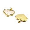 Rack Plating Real 18K Gold Plated Brass Pendants KK-B077-12G-2