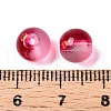 Frosted Baking Painted Glass Beads X1-DGLA-N005-8mm-05-4