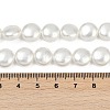 Electroplated Shell Pearl Beads Strands BSHE-G027-13A-5