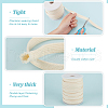 BENECREAT 1 Bundle Flat Cotton Drawstring Cord OCOR-BC0006-88B-4