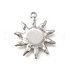 304 Stainless Steel Pendants STAS-C122-12P-1