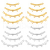 Unicraftale 16Pcs 8 Styles Boho Style 304 Stainless Steel Multi-Strand Links STAS-UN0057-78-1