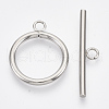 Non-Tarnish 304 Stainless Steel Toggle Clasps STAS-N087-05-1