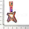 Instrument Theme Translucent Resin Big Pendants RESI-M037-03B-3