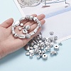 Plated Acrylic Beads MACR-YW0001-29P-7