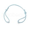 5Pcs 5 Colors Adjustable Waxed Polyester Cord Bracelet Making AJEW-JB01314-02-2