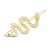 Alloy Rhinestone Hair Bobby Pins PHAR-I009-02A-G-2