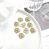 Mother's Day Golden Alloy Rhinestone Pendants PW-WG171B1-03-1