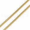 Trendy Unisex 201 Stainless Steel Snake Chain Necklaces NJEW-L043-06G-2