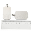 Tarnish Resistant 201 Stainless Steel Stamping Blank Tag Pendants X-STAS-O044-P122-3