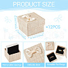 Square Cardboard Paper Ring Gift Storage Boxes CON-TAC0001-17F-4