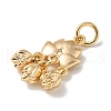 Brass Pendants KK-K378-10G-2