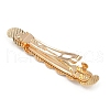 Twist Alloy with Iron Clip Hair Barrettes PHAR-G014-04G-3