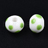 Handmade Porcelain Beads PORC-S504-001G-3