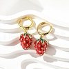 Brass Hoop Earrings EJEW-S251-04A-G-3