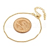 Adjustable Rack Plating Brass Curb Chain Bracelets for Women BJEW-G735-18G-5