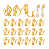   100Pcs Brass Clip-on Earring Findings FIND-PH0002-54B-7