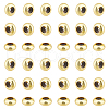 SUPERFINDINGS 70Pcs Brass Beads KK-FH0007-14-1