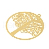Brass Etched Metal Embellishments Pendants KK-Z058-03G-2