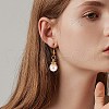 DIY Imitation Pearl Drop Earring Making Kit DIY-SZ0006-70-6