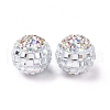 Polymer Clay Rhinestone Beads RB-L029-04A-3